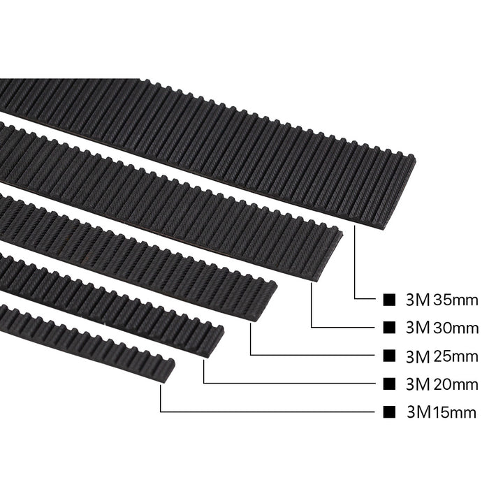 Cloudray HTD 3M PU Bande de distribution ouverte