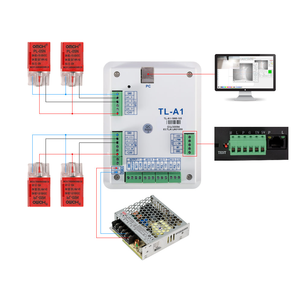 Cloudray Topwisdom TL-A1 CO2 Laser Controller