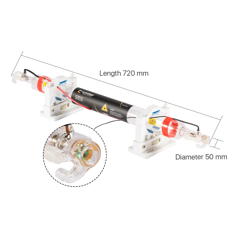 Cloudray 40W con tubo laser in vetro CO2 serie