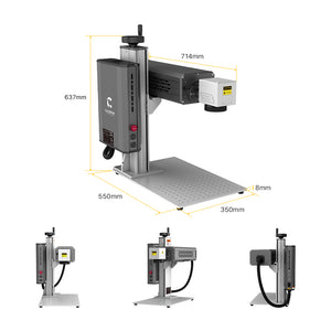 Cloudray EC-30 LiteMarker 30W RF CO2 Laser Tube Engraving Marking Machine