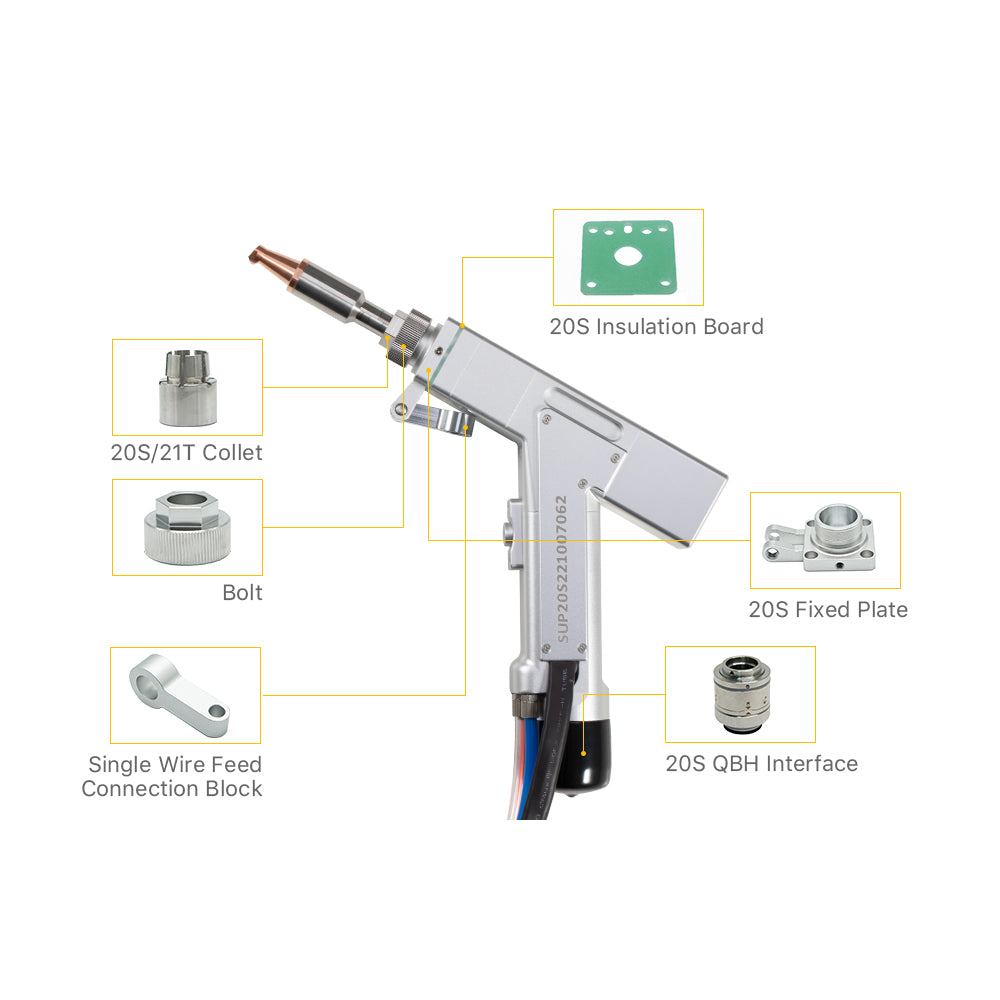 Testa di saldatura laser a mano Cloudray