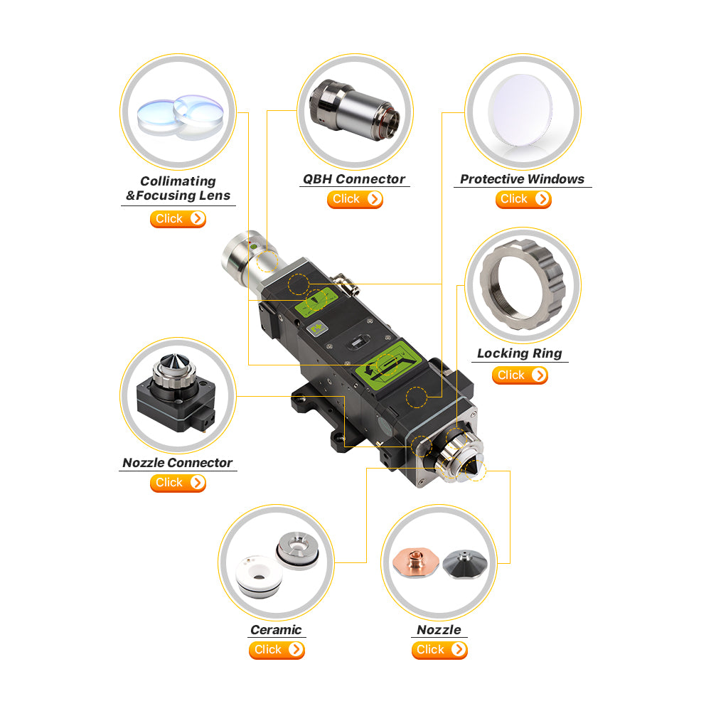 Cloudray SP серии SB SBS типа лазерные сопла D28 H15 M11