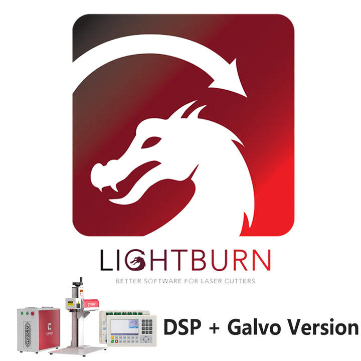 Cloudray Partner LightBurn Software para control de cortador láser/control láser Galvo