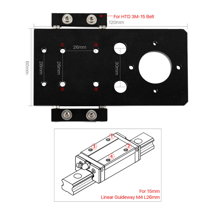 Tête laser CO2 noire série E Cloudray