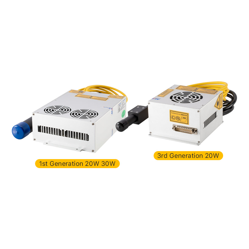 Laser Q-commuté de fibre de Cloudray max 20W 30W Pluse