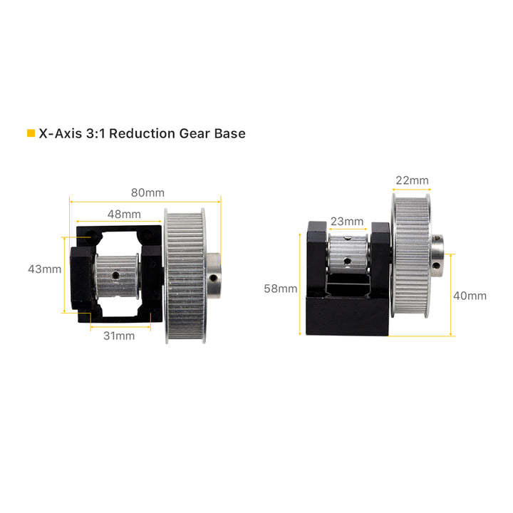 Cloudray Laser Machine Parti meccaniche Base di riduzione