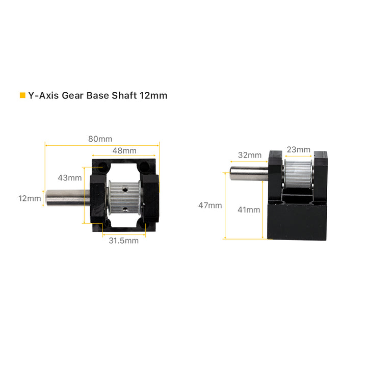 Cloudray Laser Machine Parti meccaniche Base di riduzione