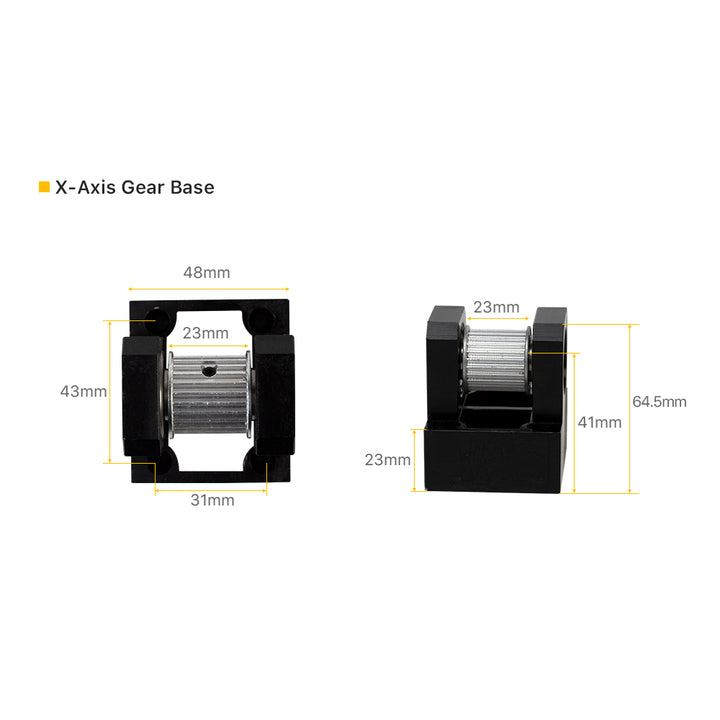 Cloudray Laser Machine Parti meccaniche Base di riduzione