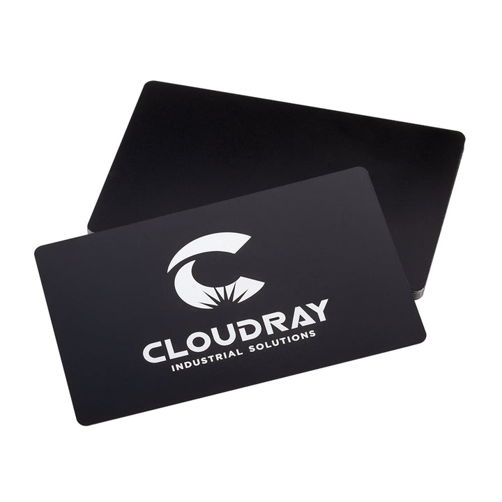 Cloudray 100Pcs Matte Black Business Tarjetas de nombre para la máquina de marcado láser