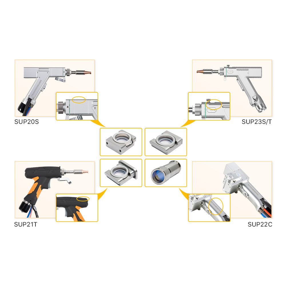 Ensemble de lentille de focalisation et de collimation original Cloudray pour tête Weiye SUP