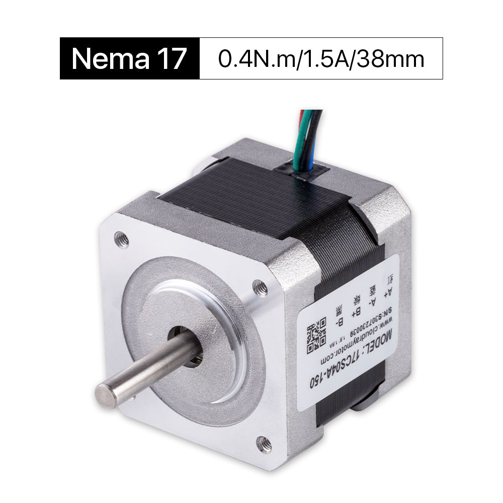 Cloudray 40 mm 0,42 Nm 1,7 A 2-Phasen-Nema17-Schrittmotor mit offener Schleife