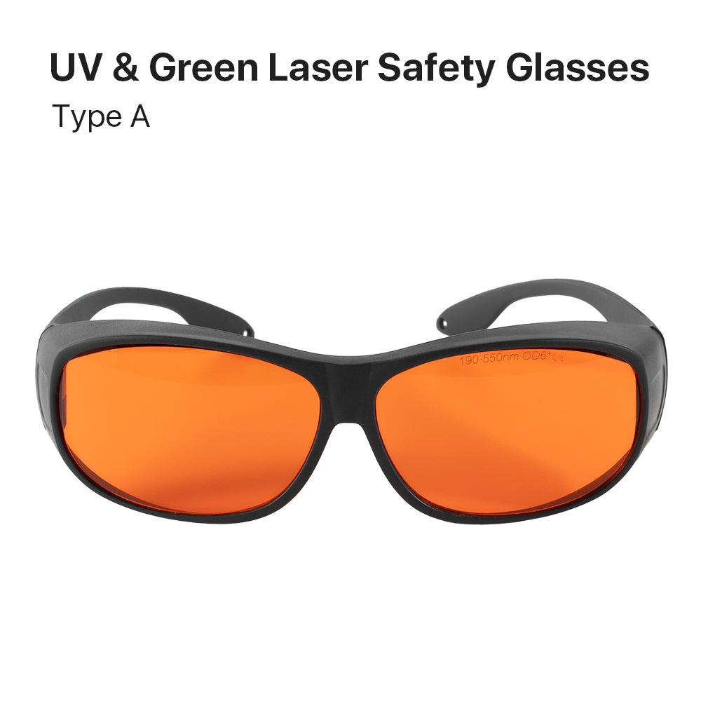 Lunettes de sécurité laser UV et vertes Cloudray