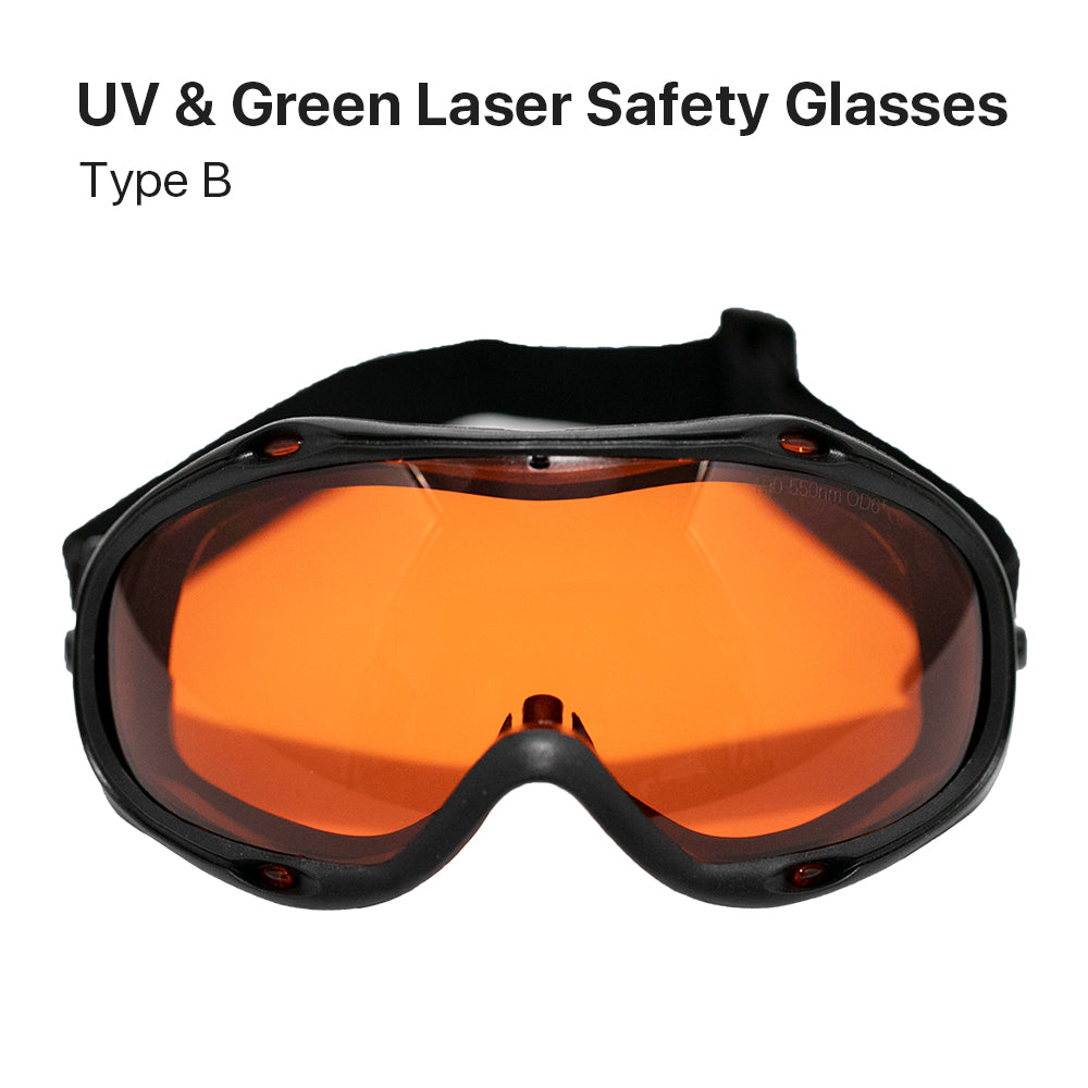 Cloudray Gafas de seguridad láser CE 1064 nm, gafas de protección de  protección para láser YAG DPSS