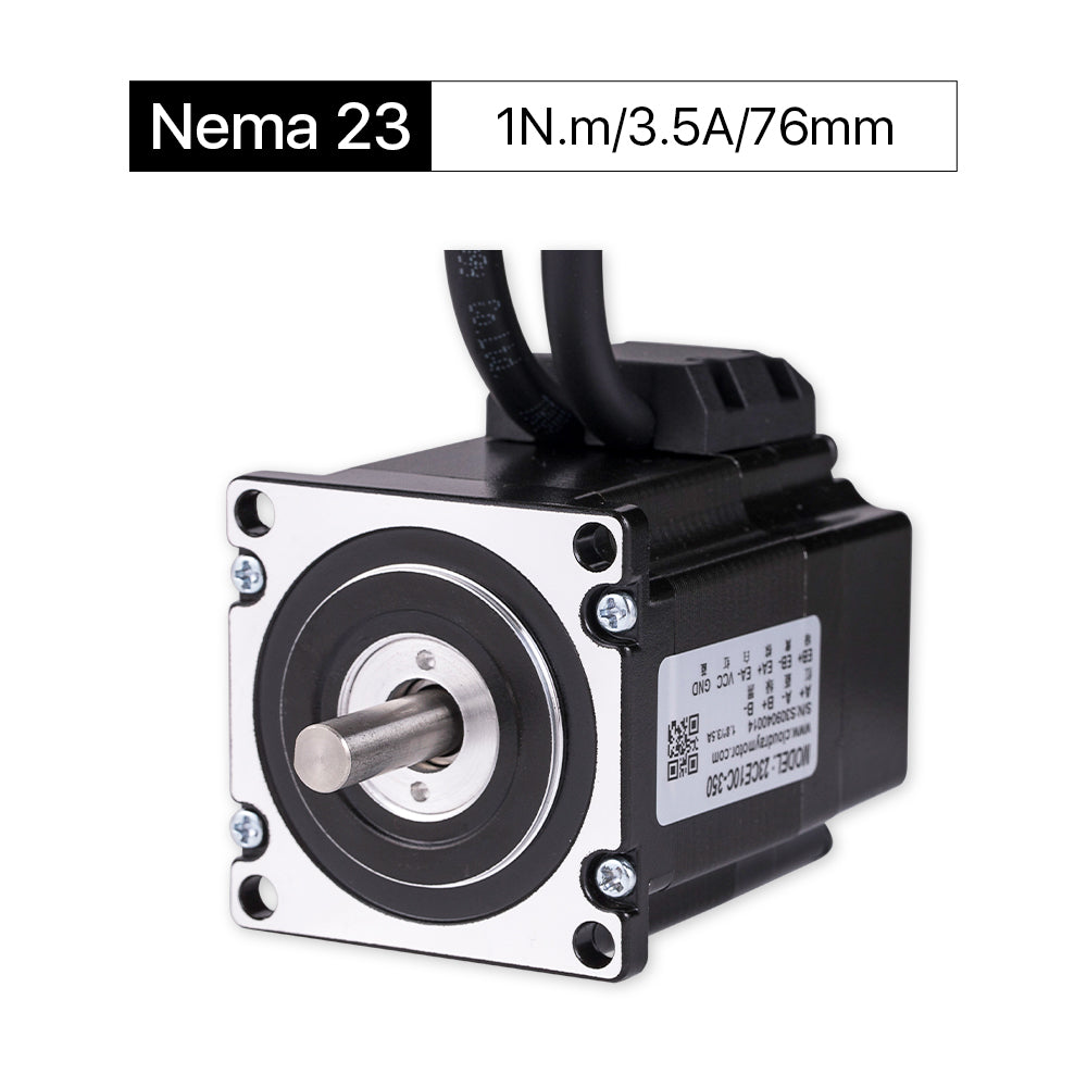 Cloudray 76 mm 1 Nm 3,5 A 2-Phasen-Nema 23-Schrittmotor mit geschlossenem Regelkreis