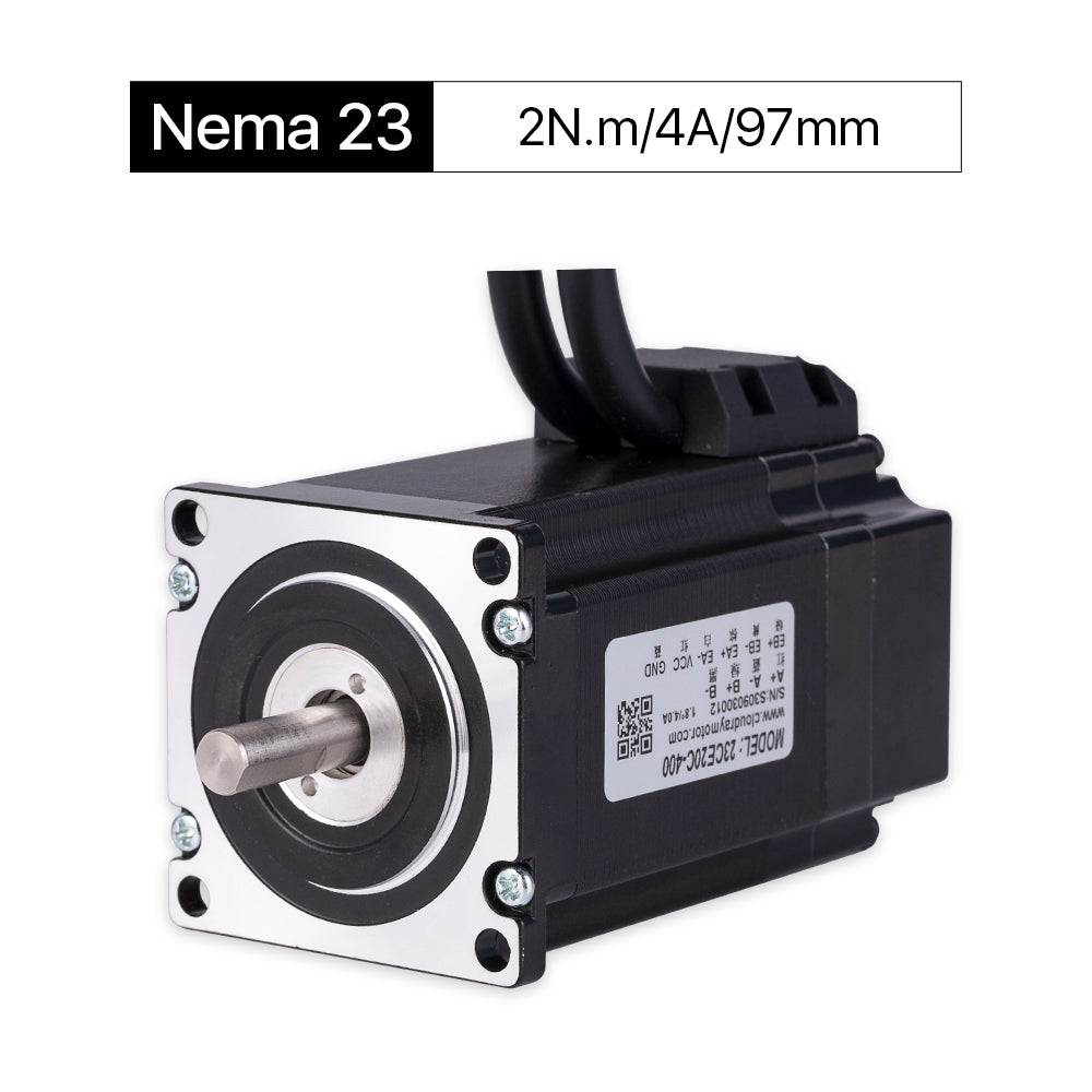 Cloudray 97mm 2N.m 4A 2 Fase Nema 23 Motor paso a paso de circuito cerrado