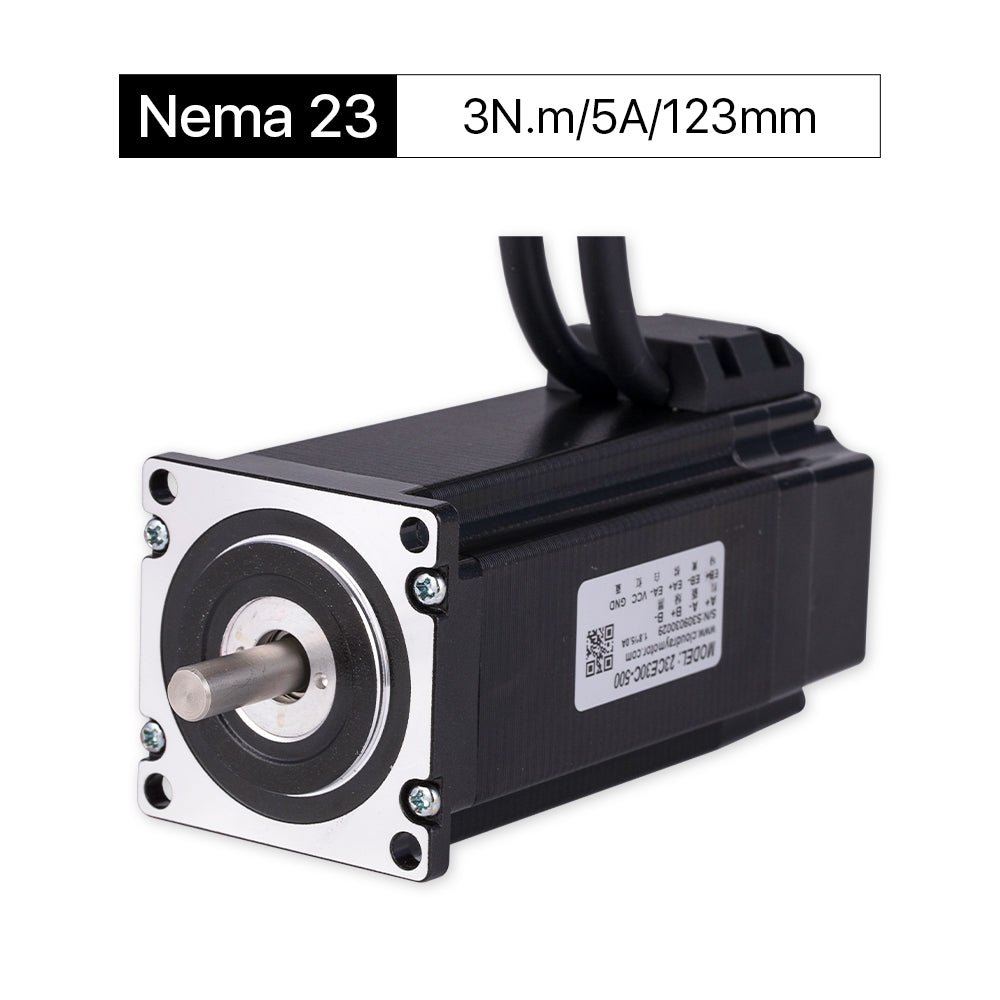 Cloudray 123mm 3N.m 5A 2 Fase Nema23 Motor paso a paso de bucle cerrado