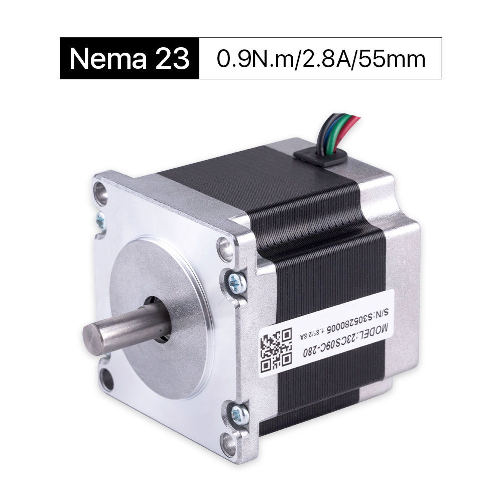 Cloudray 55 mm 0,9 Nm 2-Phasen-Nema 23-Schrittmotor mit offener Schleife