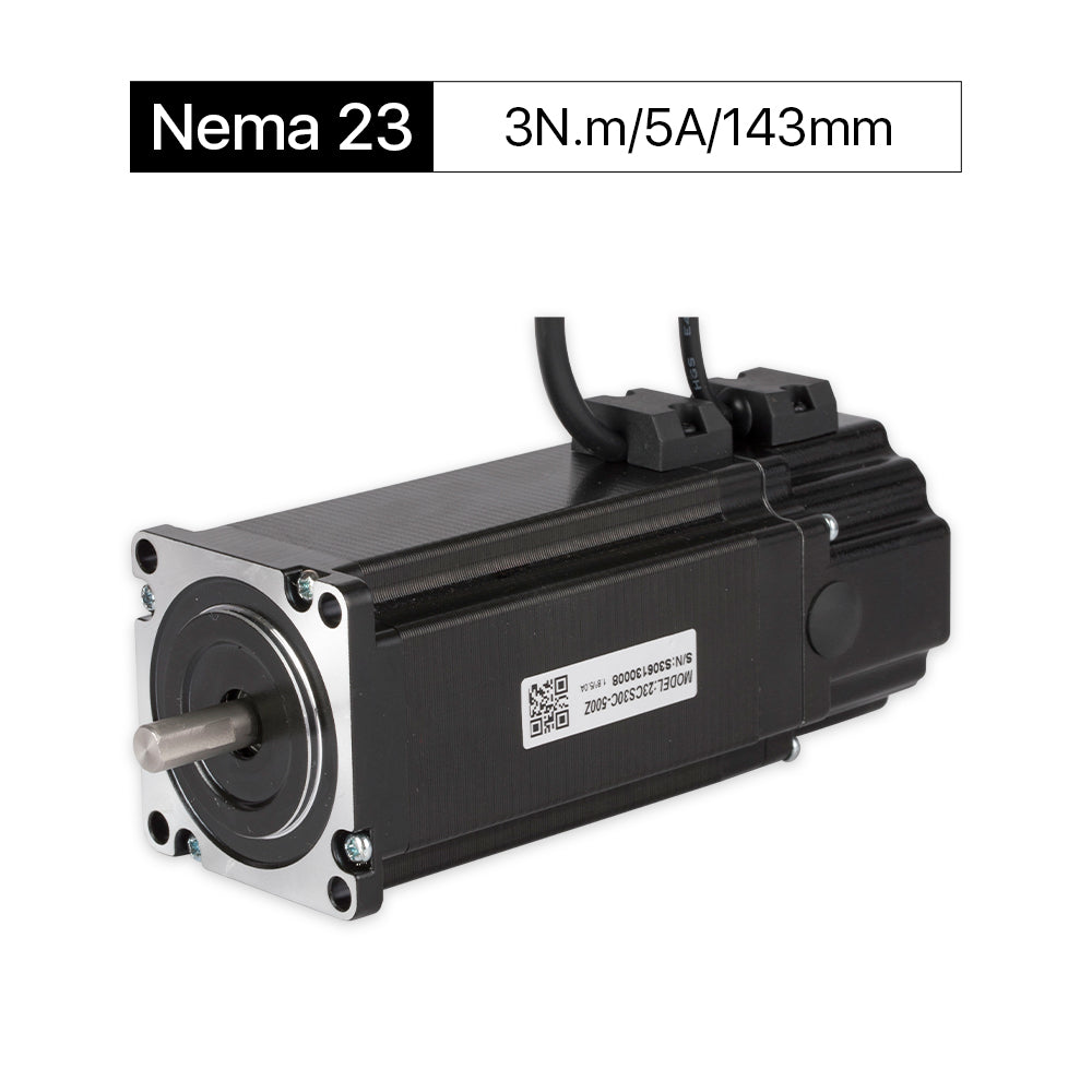 Cloudray 143 mm 3 Nm 5 A 2-Phasen-Nema23-Schrittmotor mit offener Schleife