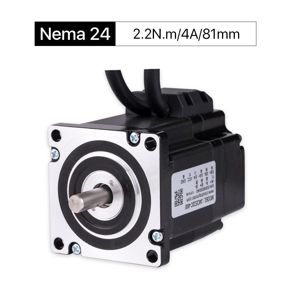 Cloudray 81mm 2.2N.m 4A 2 fasi Nema 24 Closed Loop Stepper Motor