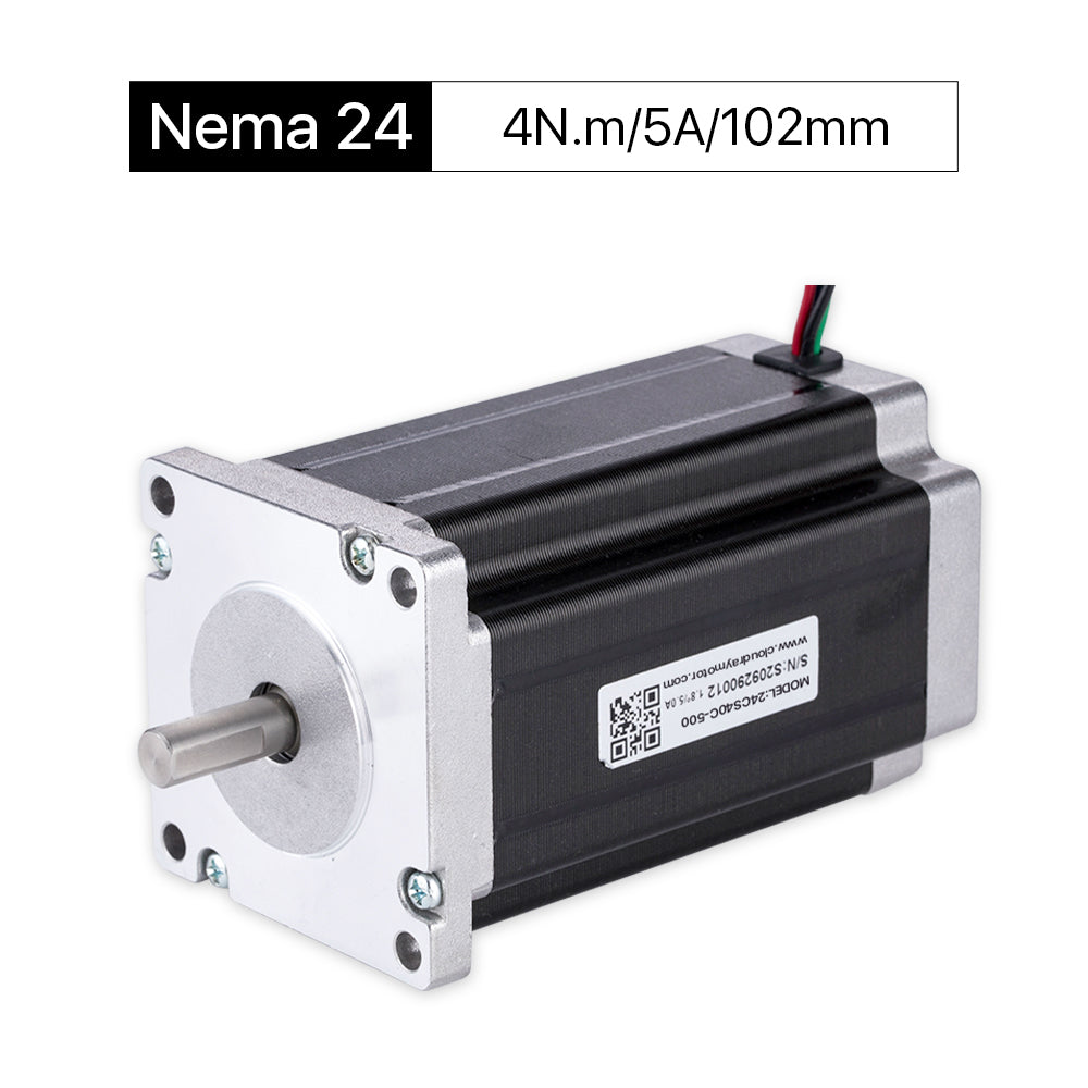 Cloudray 102mm 4N.m 5A 2 phases Nema 24 Open Loop Stepper Motor