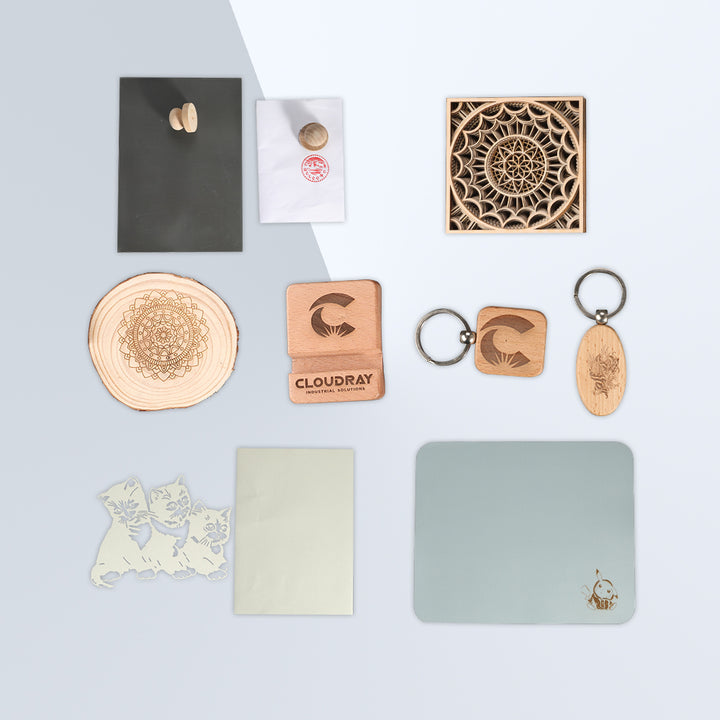 Fiber Laser Marking/Engraving/Cutting Materials Package – Cloudray
