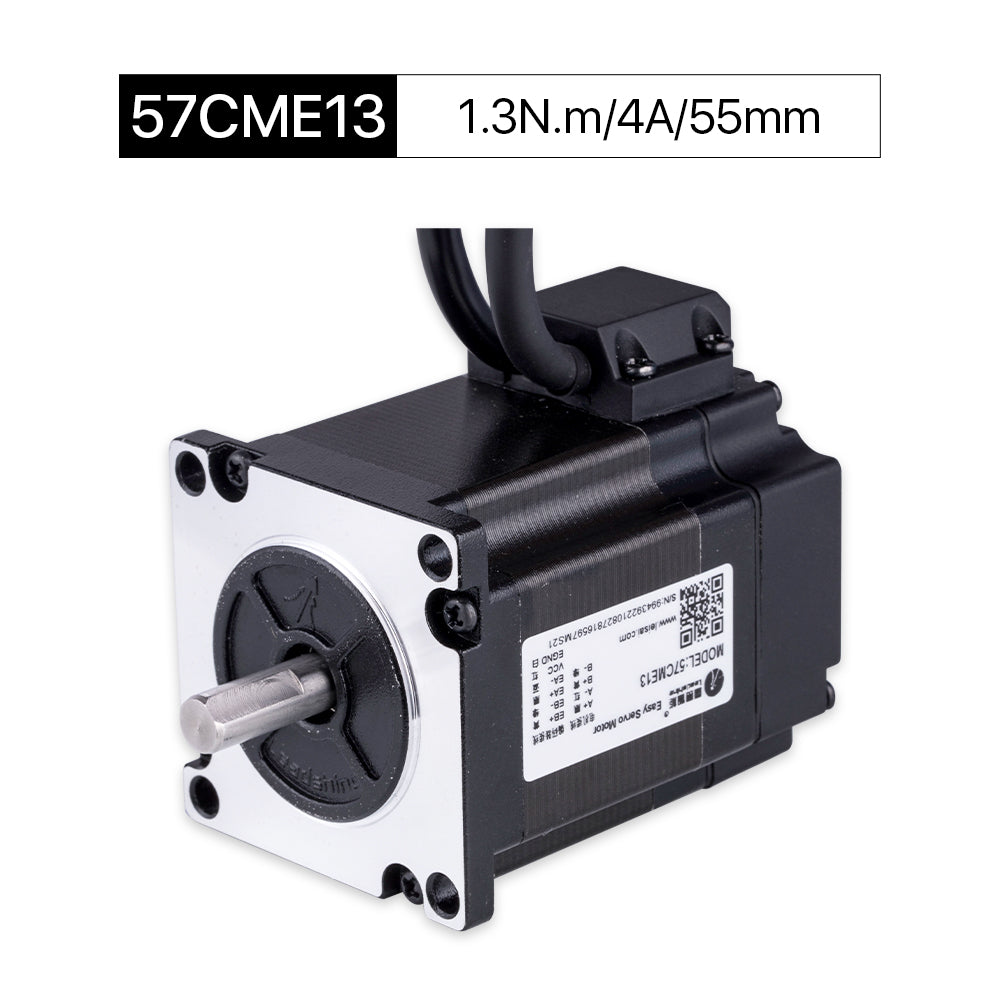 Cloudray 57CME13 55 mm 1.3N.m 4A 2 Fase Nema23 Motor paso a paso de circuito cerrado