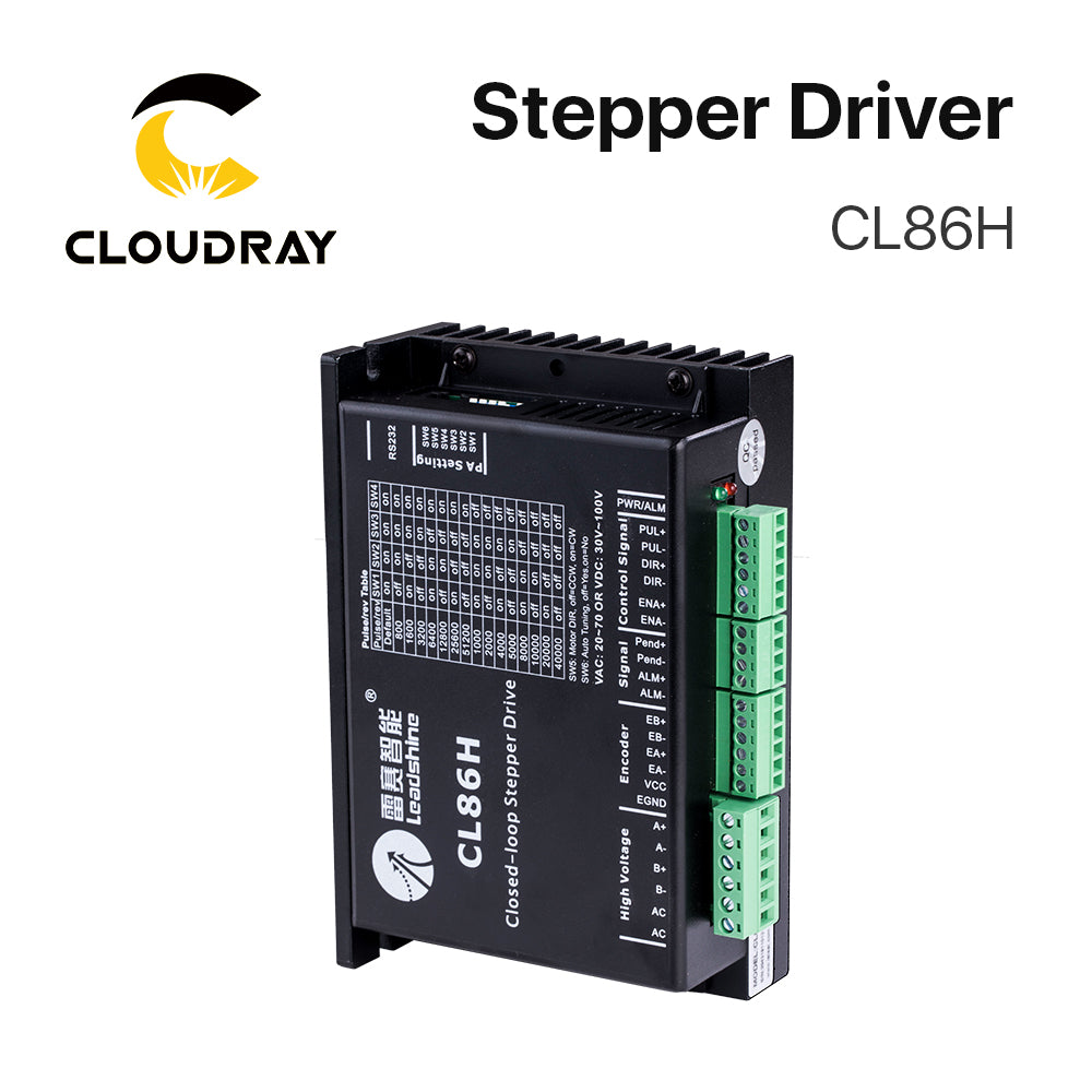 Cloudray CL86H 18-80VDC 4-8A Leadshine Closed Loop stepper driver