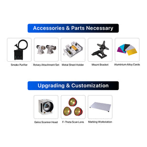 Cloudray 3W 5W UV Laser Engraving Marking Machine With Water Chiller