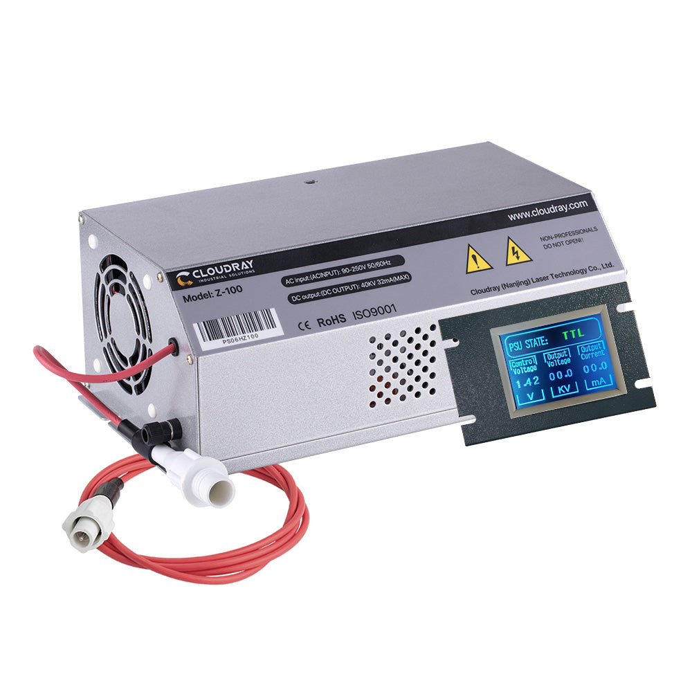 Fuente de alimentación Cloudray 100-120W AC90-250V HY-Z Series Z100 CO2 (con/sin LCD)