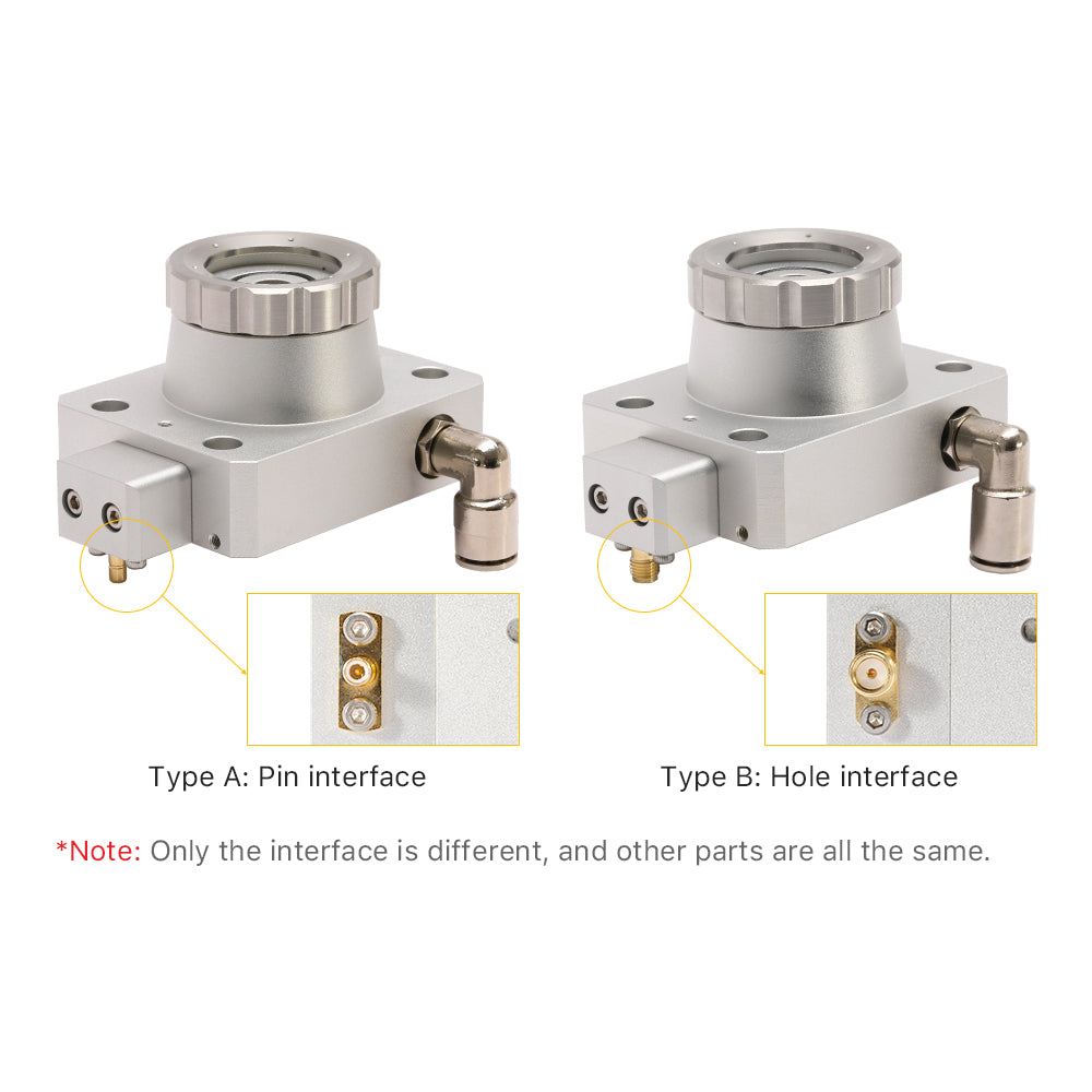 Connecteur de buse Cloudray pour tête de découpe laser Raytools BM111 et BM110 (2D)