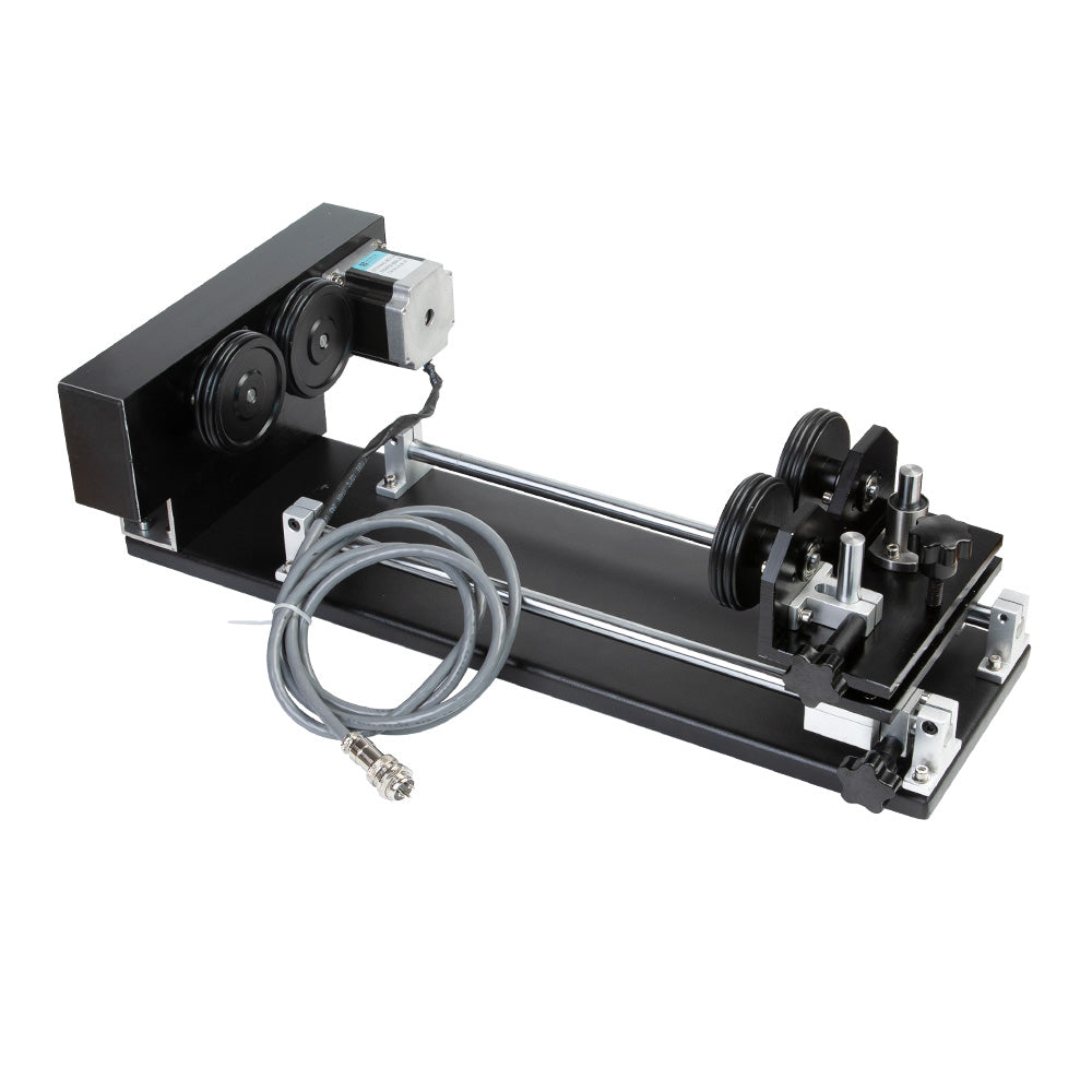 Fixation de gravure rotative Cloudray Model A avec rouleaux