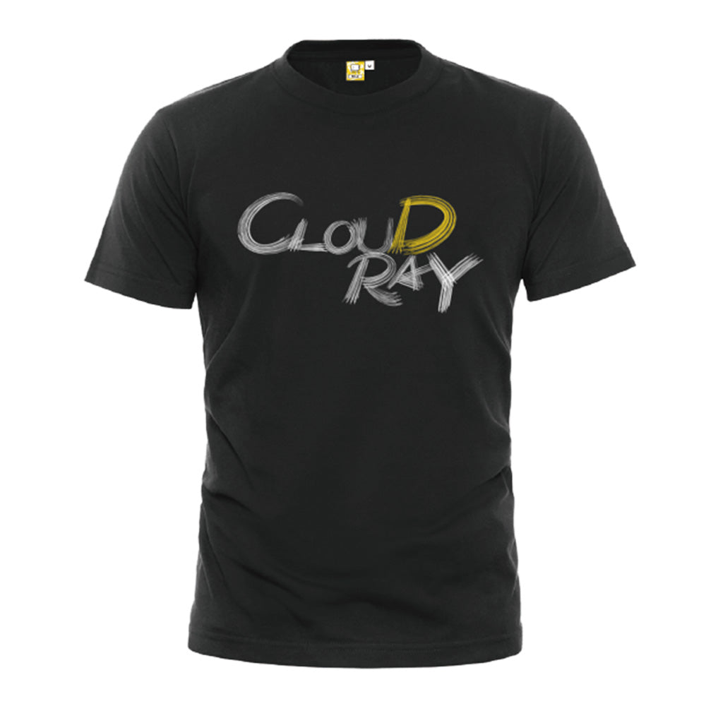 Cloudray Laser cuello redondo algodón camiseta negra estilo C